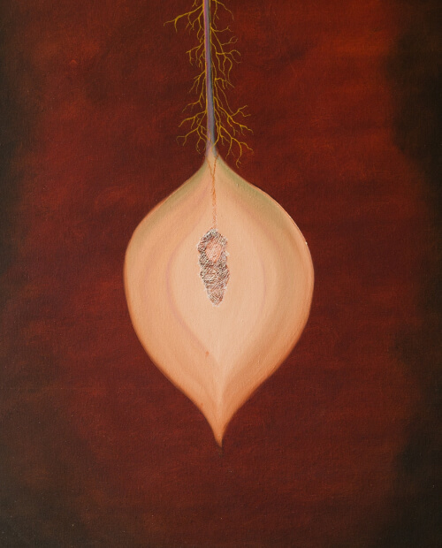 Suspended Seed of Fire